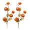 Melrose; Melrose 30.5" Orange & Green Artificial Plush Fall Pumpkin Sprays, 2ct.; Category:Stems; Image:2